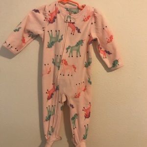2 for $15 Unicorn warm onesies.